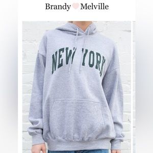 Brandy Melville New York oversized hoodie